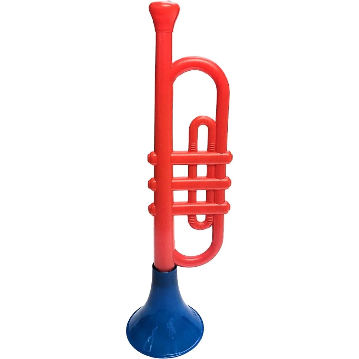 Trompetas de Plástico Coloridas ZU 33 cm Juguetes Musicales