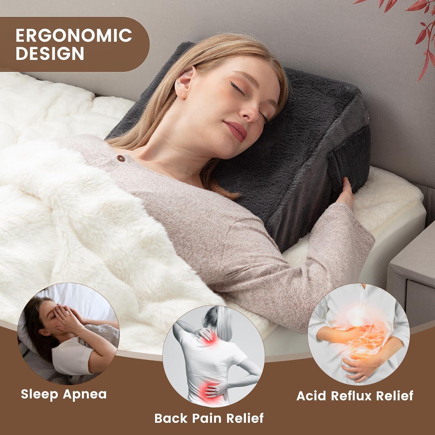 Cojín en Cuña TEXSTEAD de Espuma Viscoelástica para Reflujo