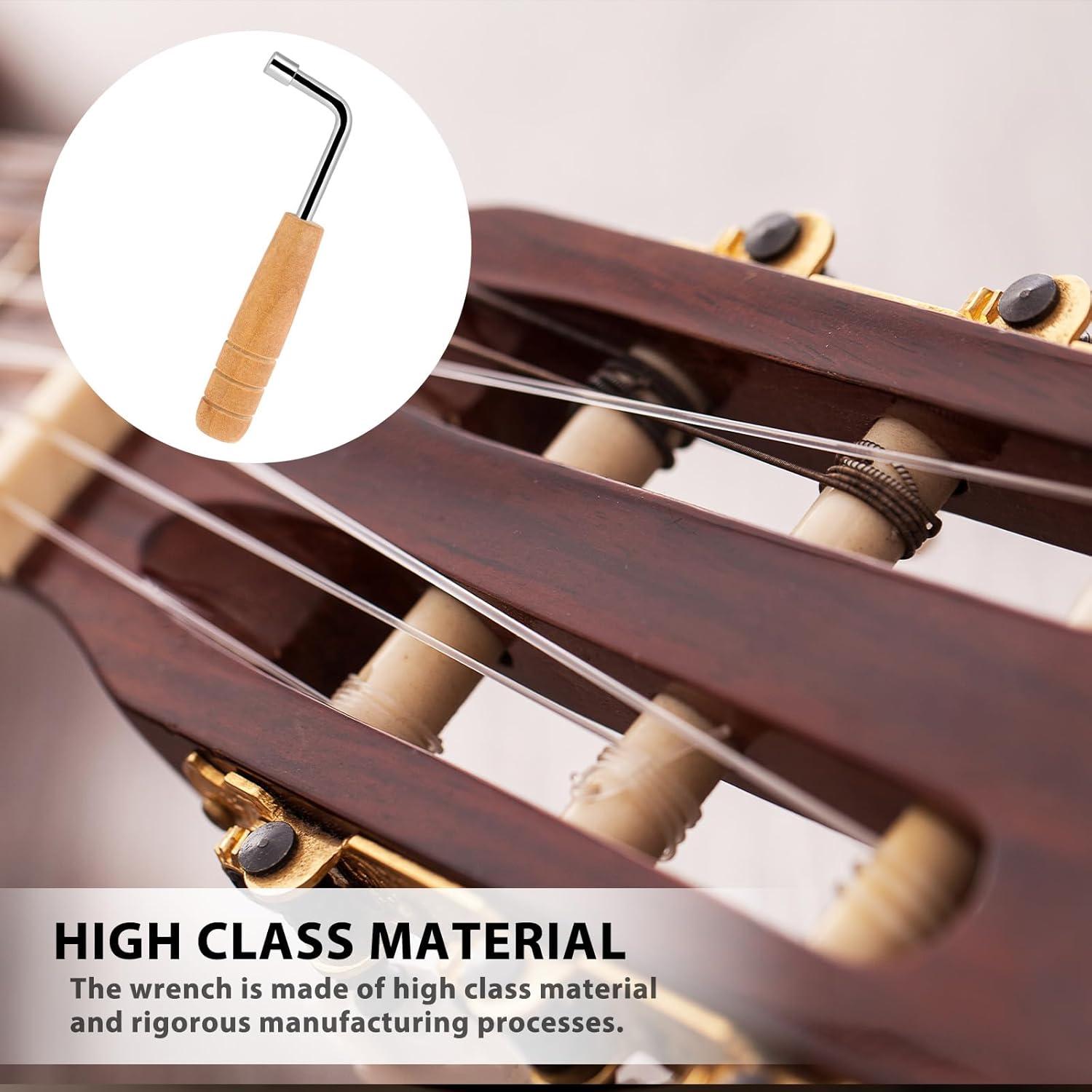 Llave de Afinación de Piano Profesional - Madera y Metal