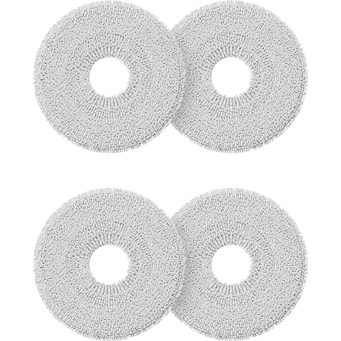 Paquete de 4 Paños de Microfibra para Mopas P10 Ultra - Reemplazo