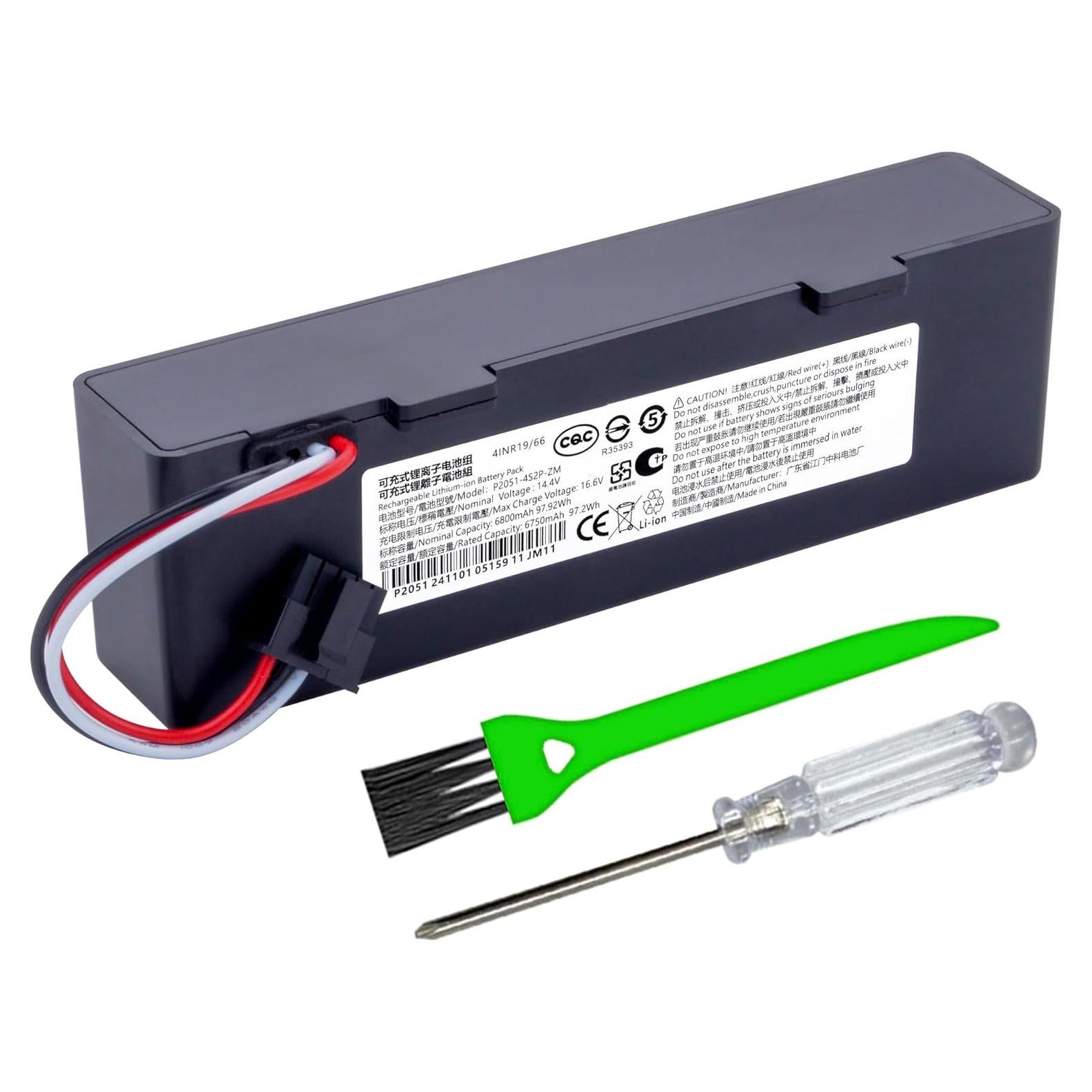 Batería 6800mAh para Aspiradora Robot Xiaomi Mop y Conga