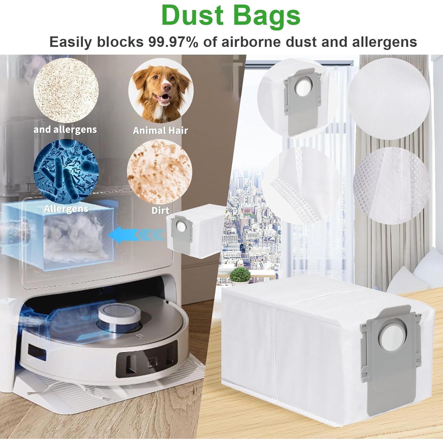 Kit 18 Piezas Accesorios Roborock Qrevo S5V/S5A - Feilifan