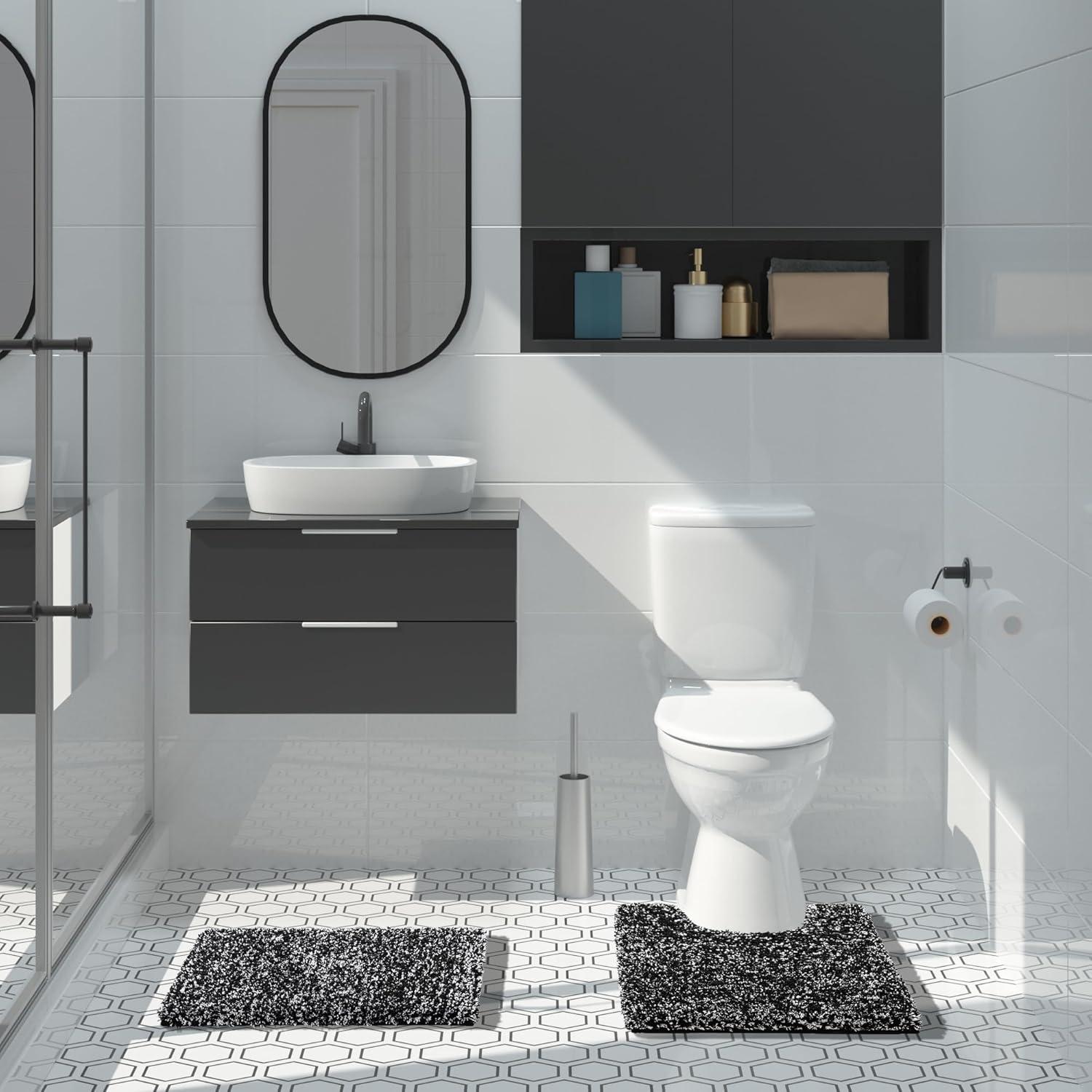 Alfombrilla de Baño Yimobra 43x61 cm Antideslizante Microfibra