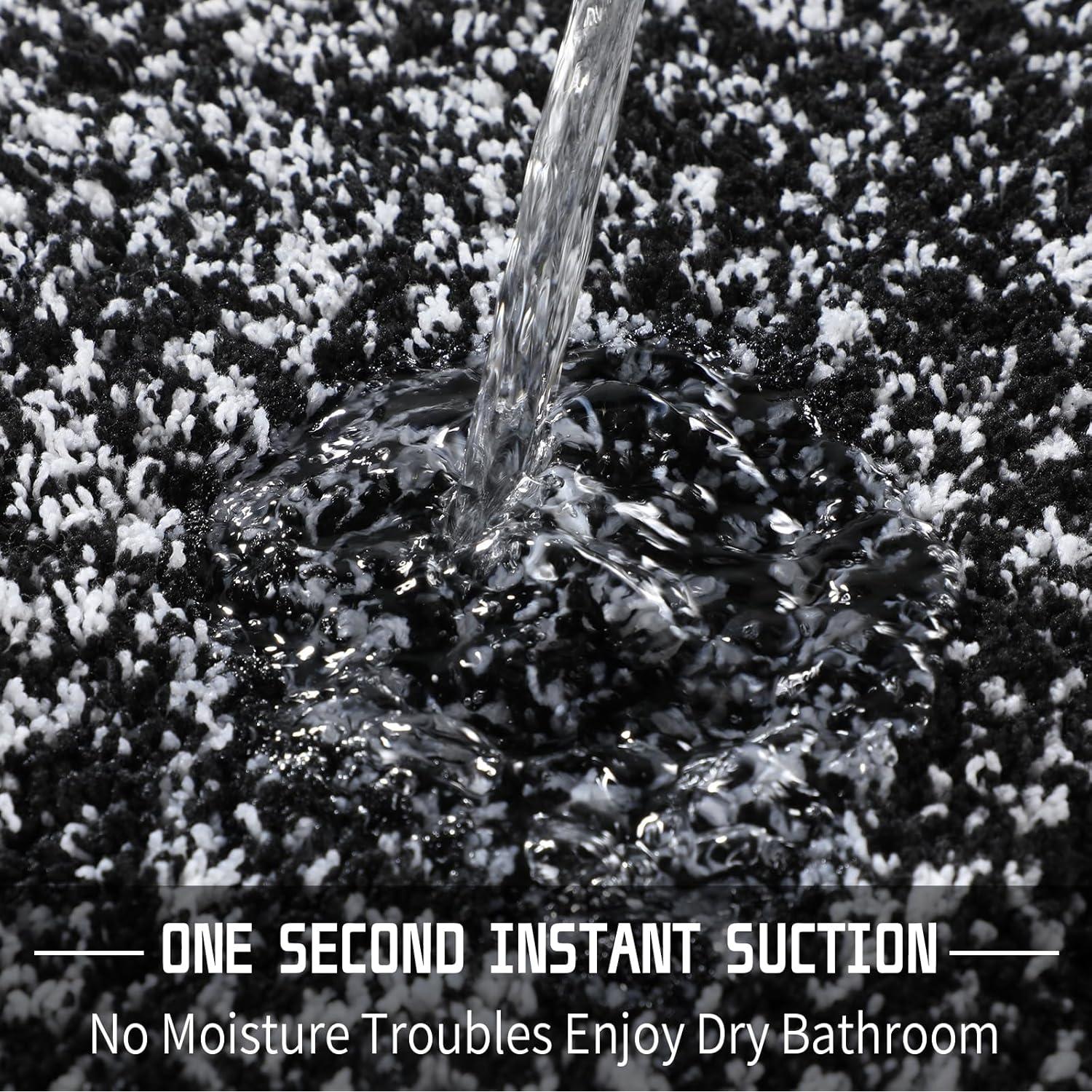 Alfombrilla de Baño Yimobra 43x61 cm Antideslizante Microfibra