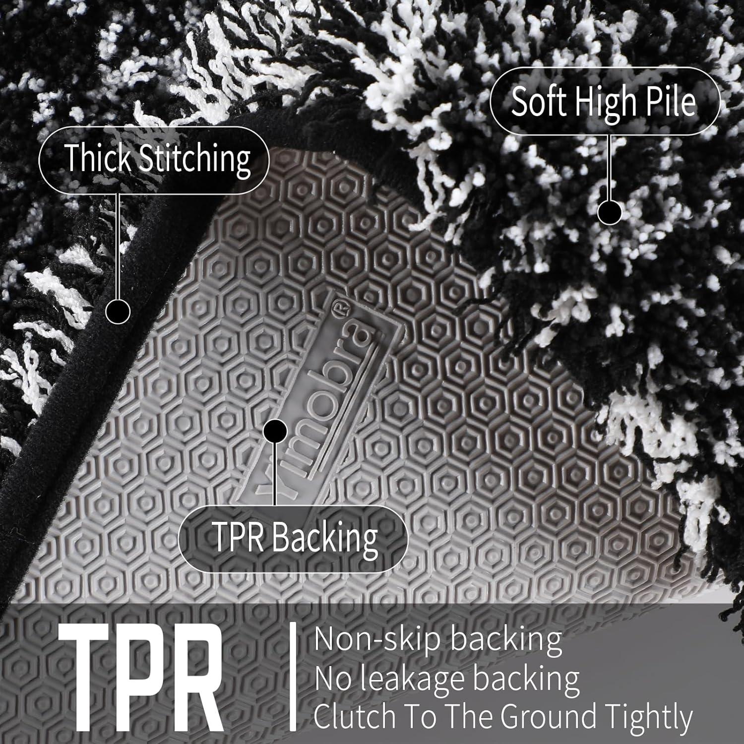 Alfombrilla de Baño Yimobra 43x61 cm Antideslizante Microfibra