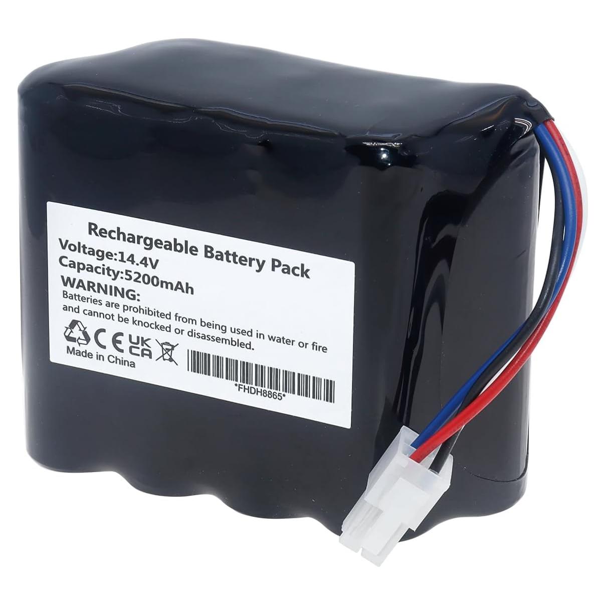 Batería de Reemplazo Li-ion 14.4V 5200mAh para Narwal T10 J1 J2