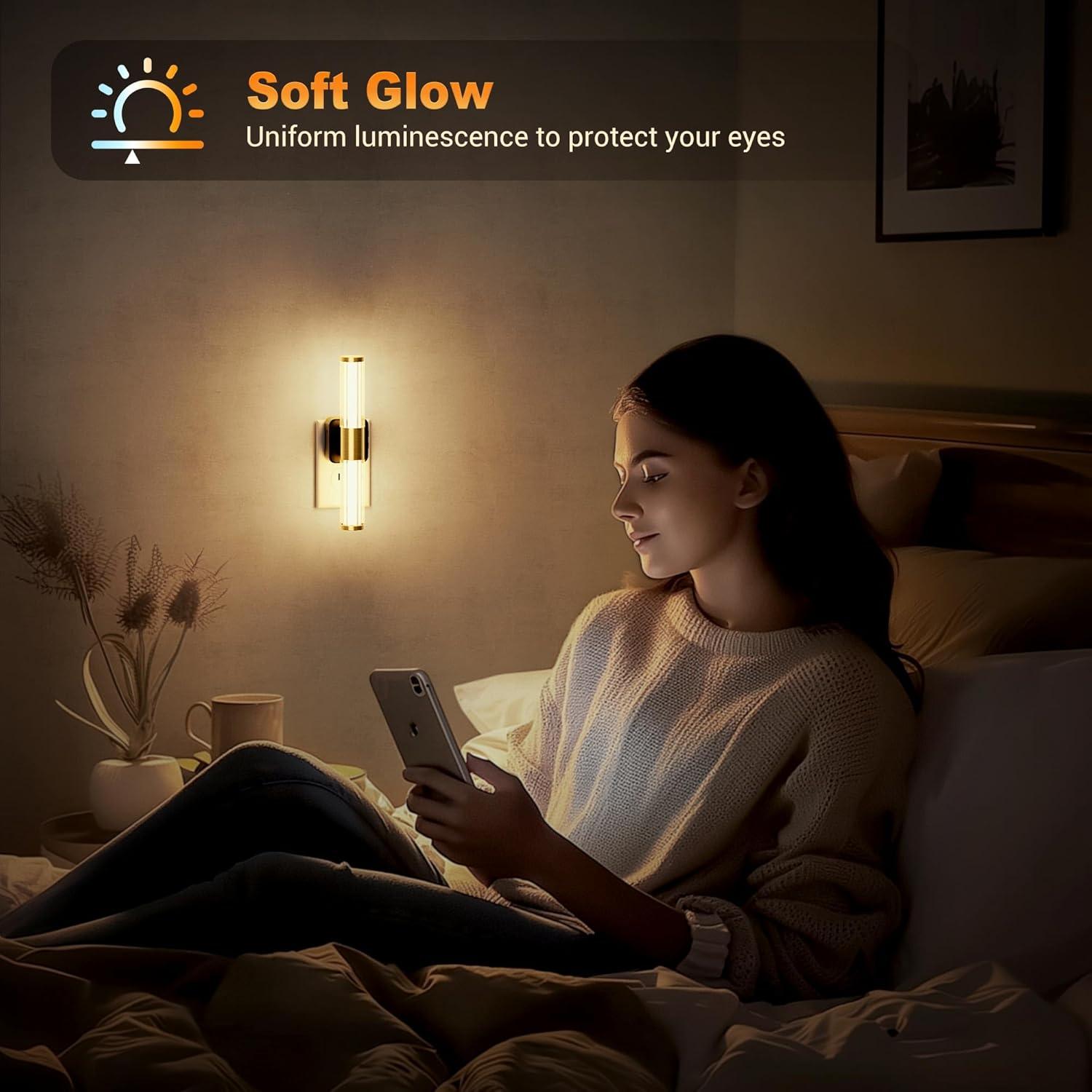 Luz Nocturna JandCase RGB con Sensor y Regulador 9.14cm