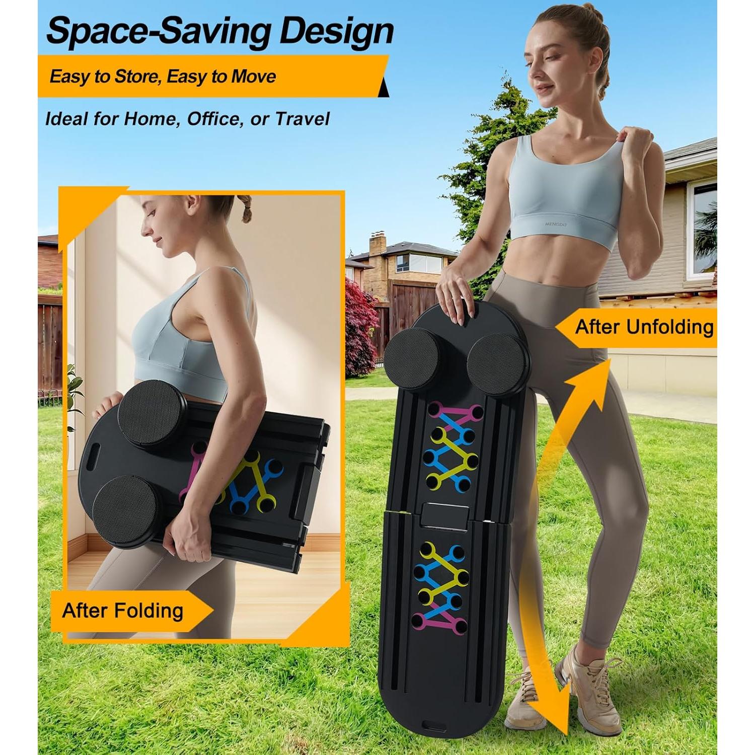 Conjunto de Reformador de Pilates Ailinkor 6 en 1 Plegable