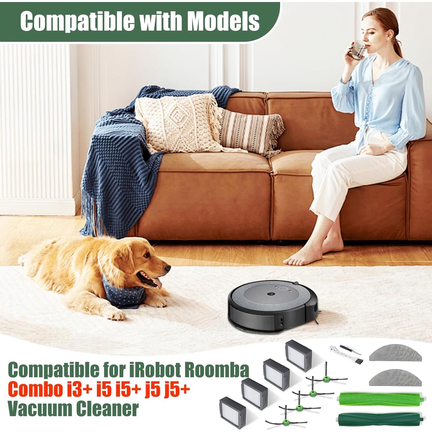Piezas de Repuesto iRobot Roomba Combo i5/i5+/j5/j5+ 16PCS