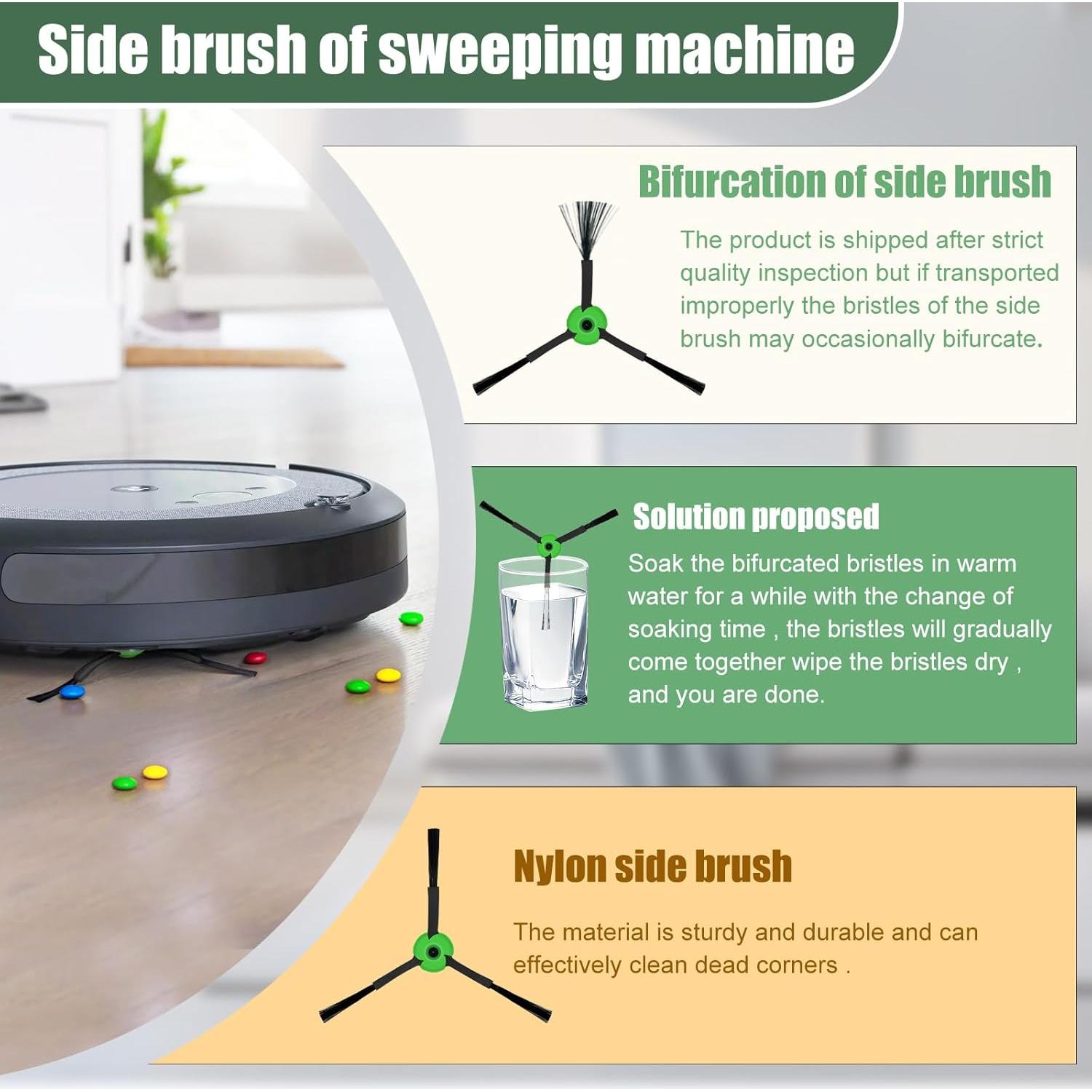 Piezas de Repuesto iRobot Roomba Combo i5/i5+/j5/j5+ 16PCS