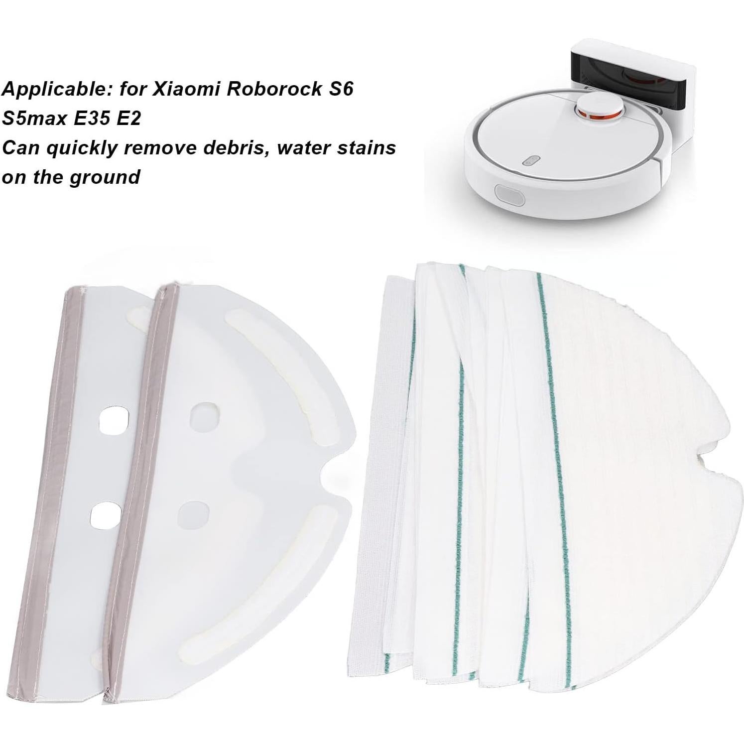 Soporte para paño de mopa CHEOTIME compatible Roborock S6 E2