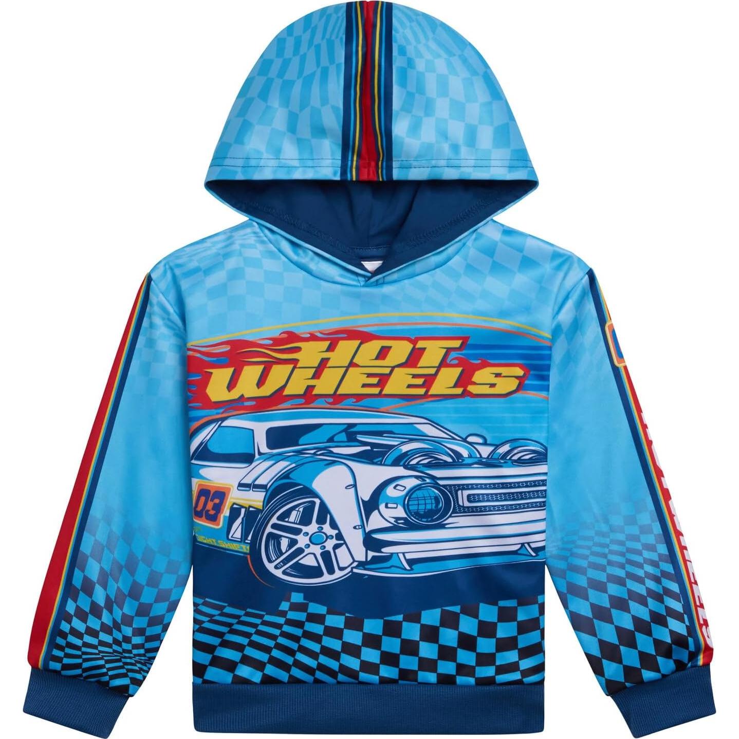 Conjunto sudadera y jogger Hot Wheels 14-16 azul