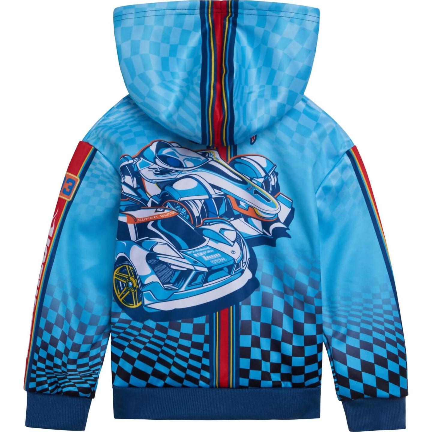 Conjunto sudadera y jogger Hot Wheels 14-16 azul
