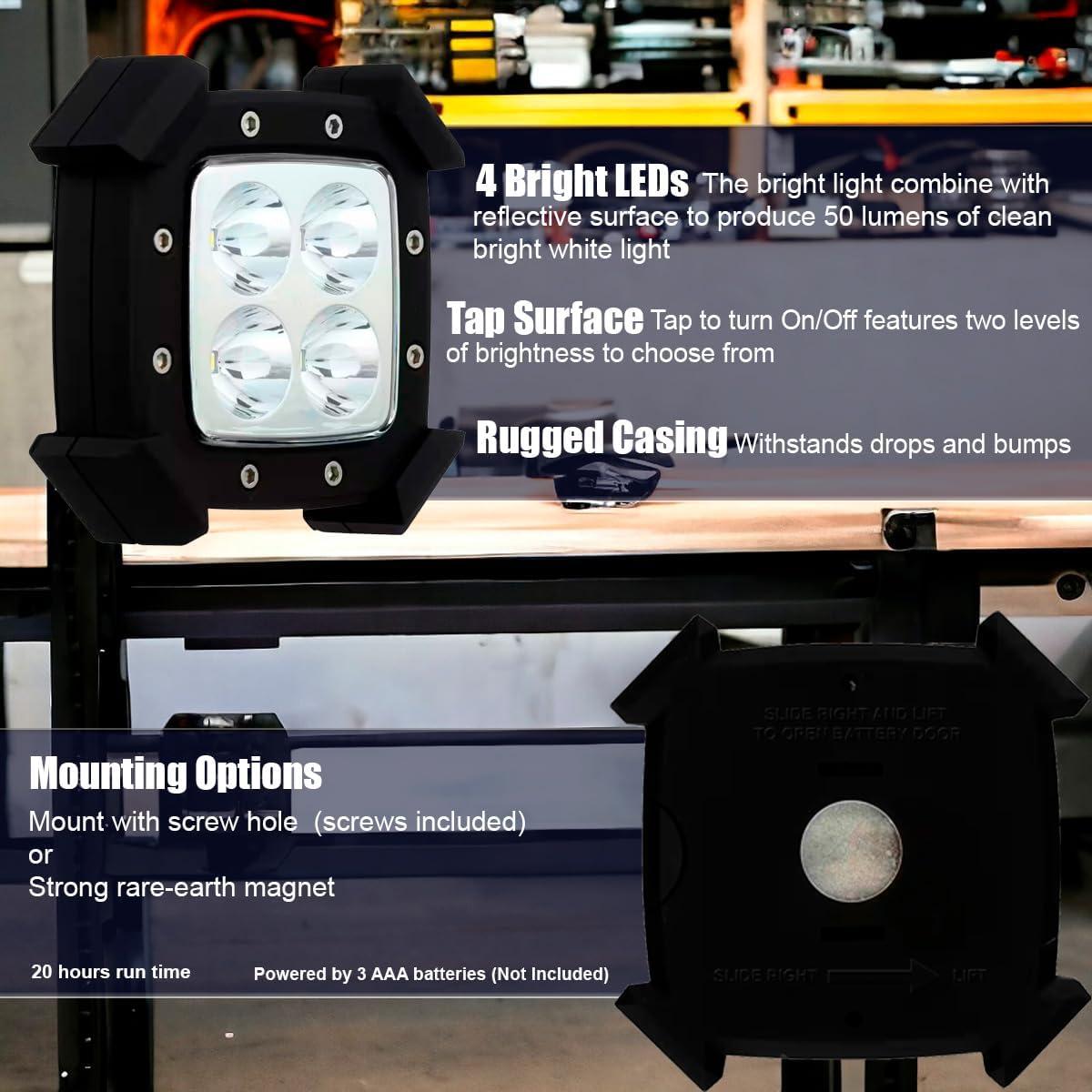 Luz Puck LED Resistente NINJAMO 8.89 cm 50 Lúmenes