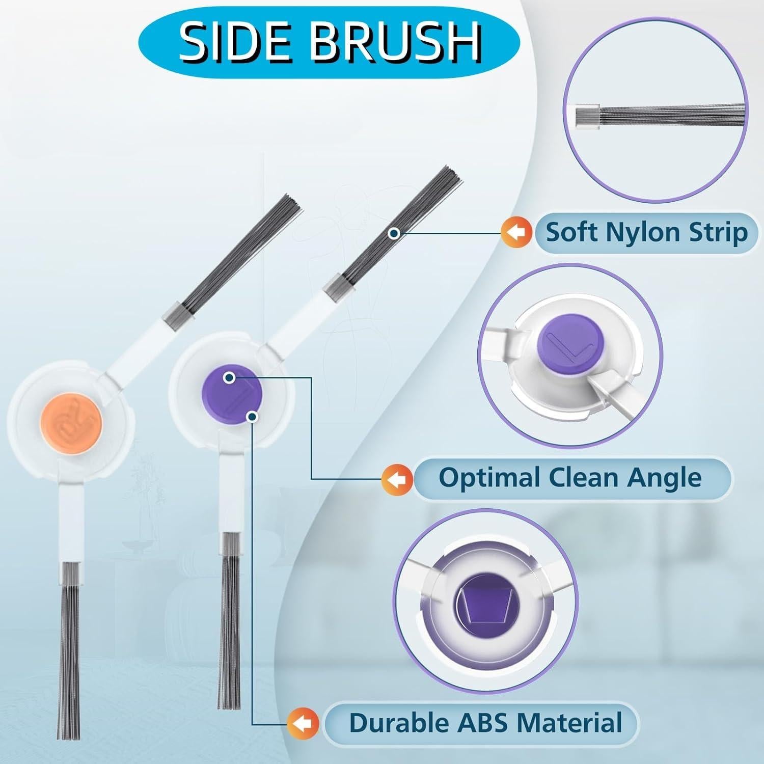 Kit de Reemplazo 11 Piezas para Aspiradora Robot Narwal Freo