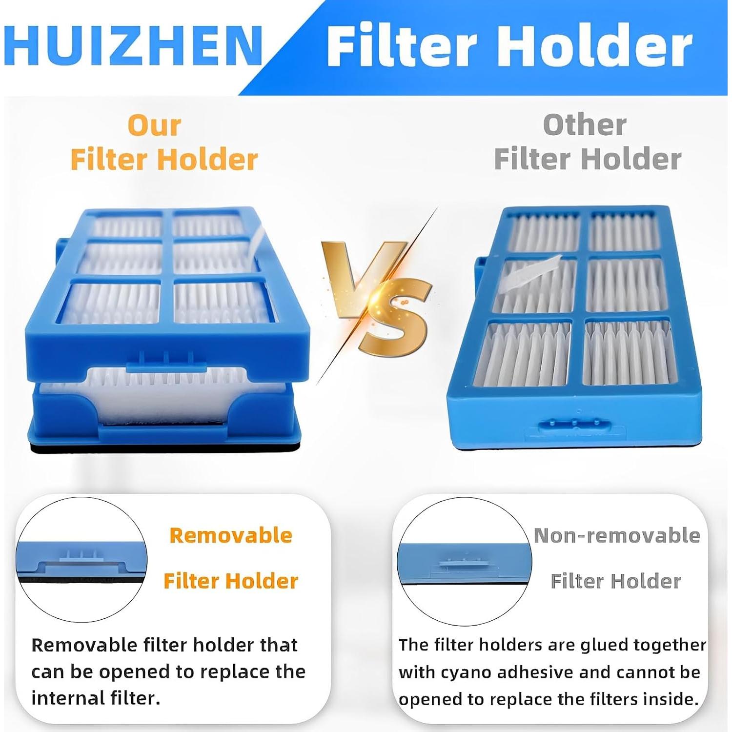 Kit de Accesorios HUIZHEN para Ionvac SmartClean 2000 - 2 Cepillos, 6 Filtros HEPA