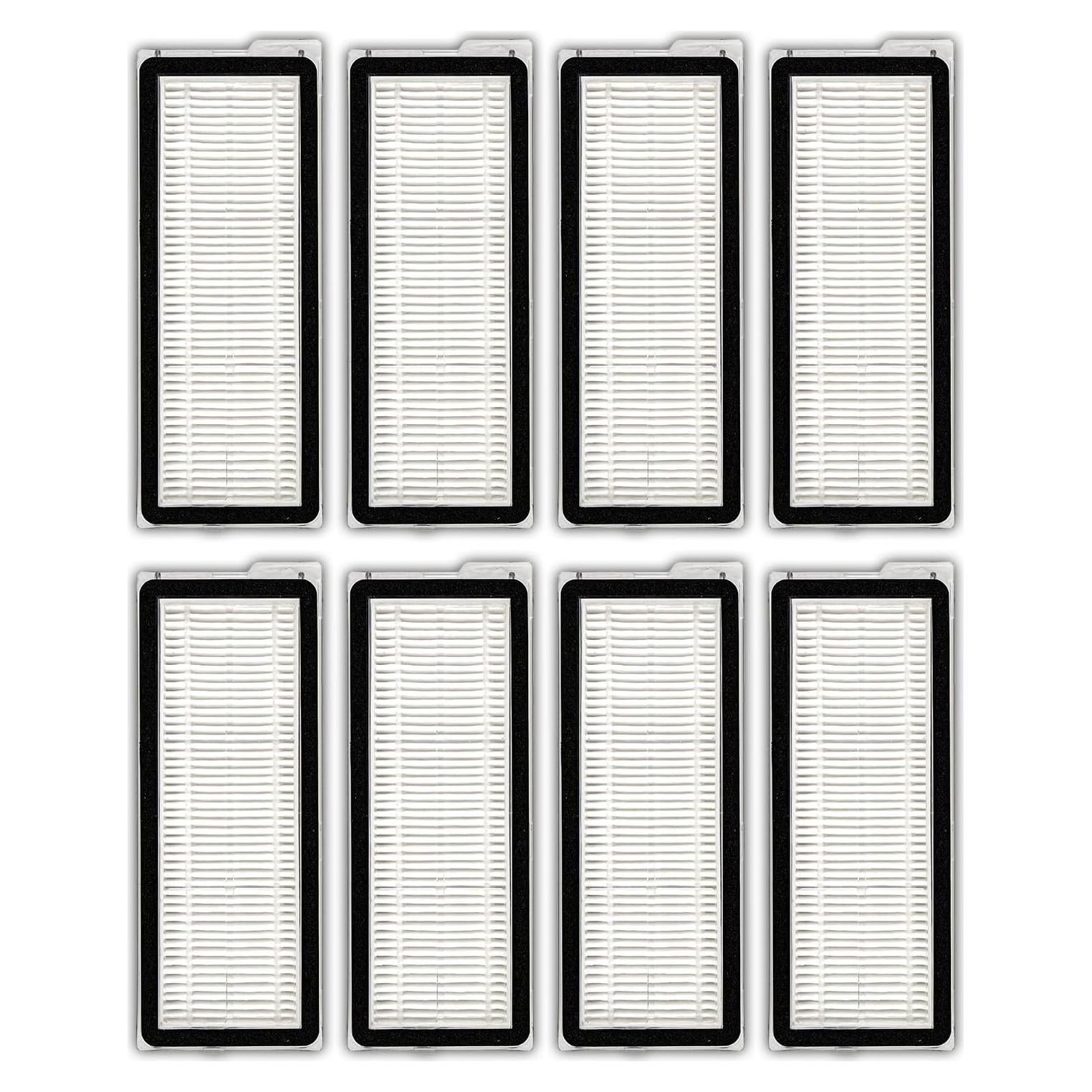 Filtro HEPA de Repuesto CHAIN PEAK para Roborock Qrevo S - 8 Piezas