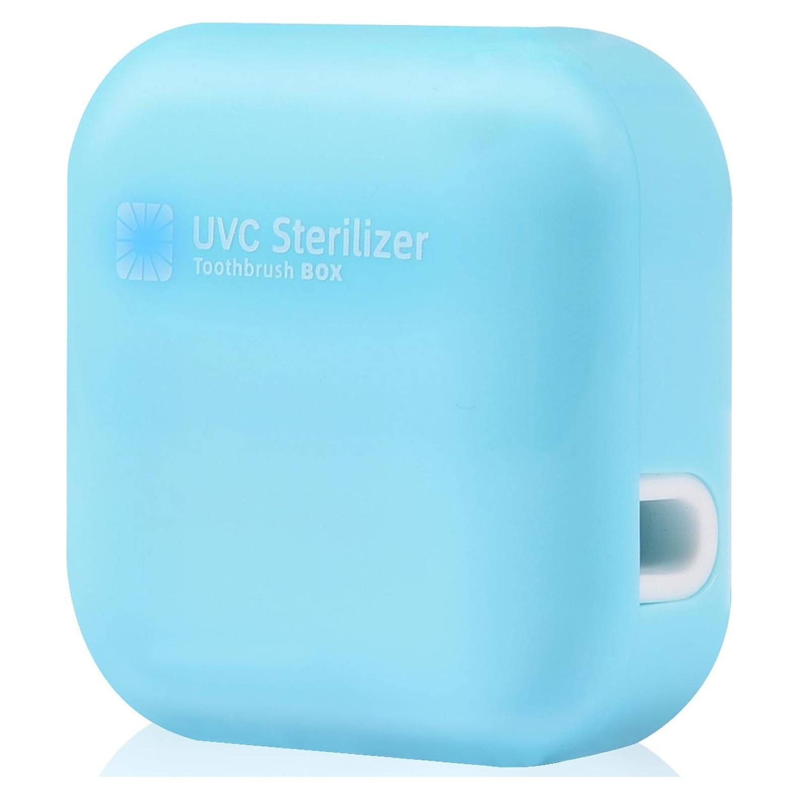 Soporte Limpiador de Cepillo de Dientes LEDTS-2 Azul Cielo