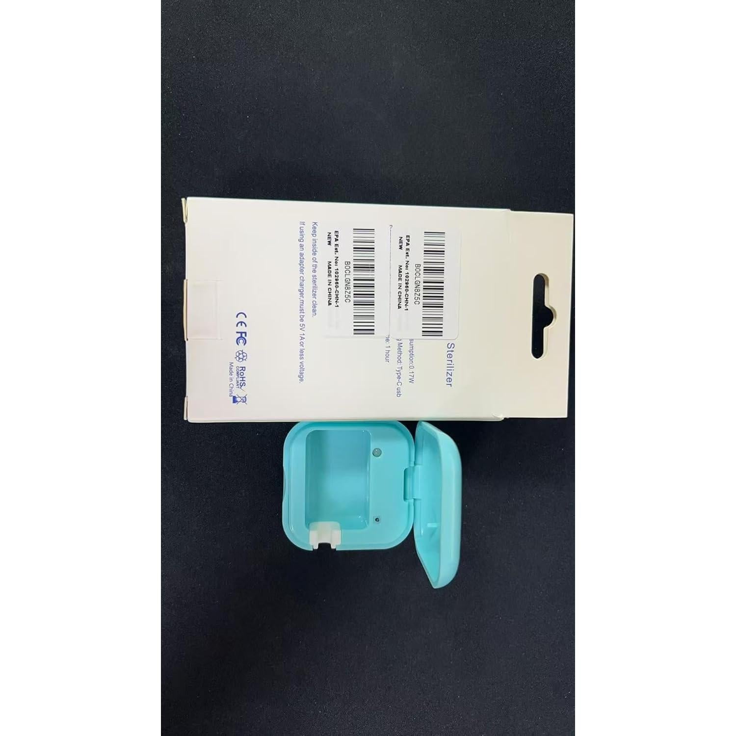 Soporte Limpiador de Cepillo de Dientes LEDTS-2 Azul Cielo