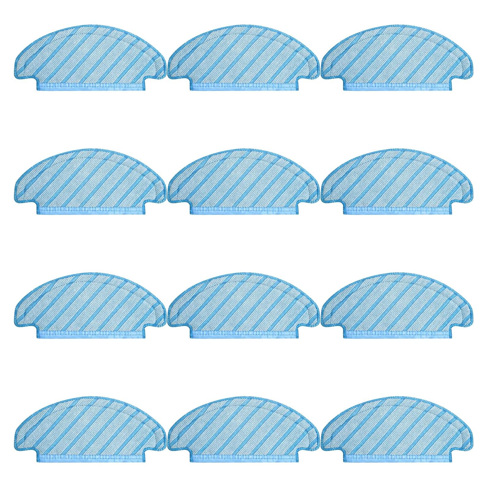 12 Paños de Mopa Lavables Unikstone para Ecovacs Deebot T8/N8
