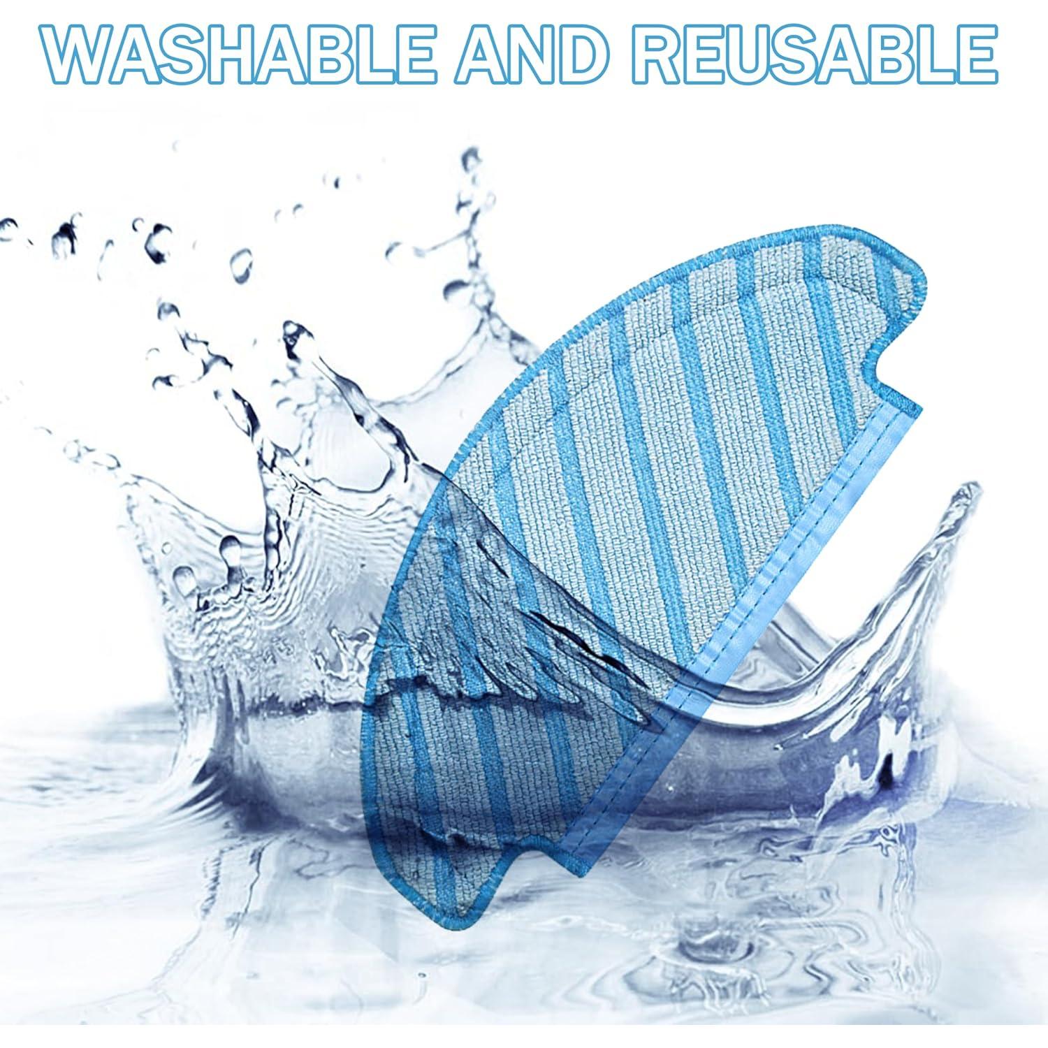 12 Paños de Mopa Lavables Unikstone para Ecovacs Deebot T8/N8