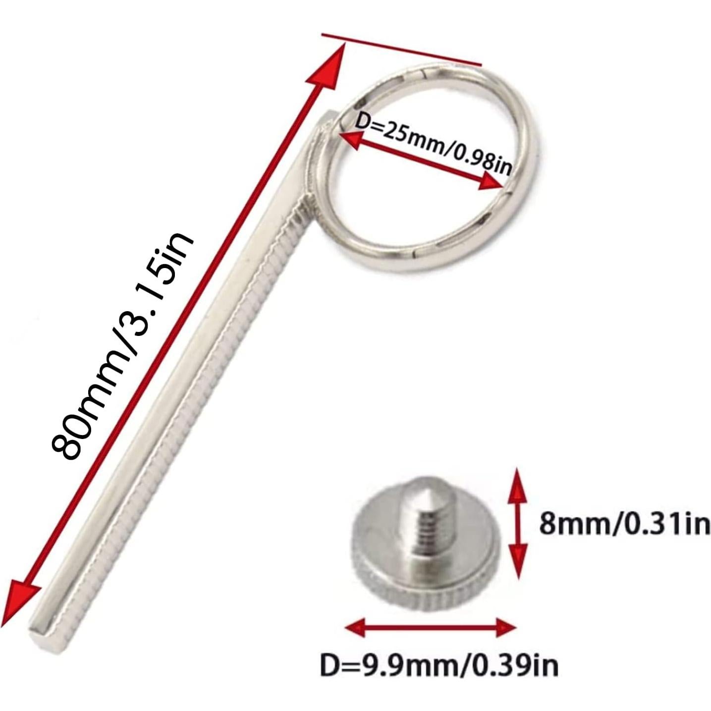 Anillo de dedo deslizante para trompeta Cheerock 3 piezas