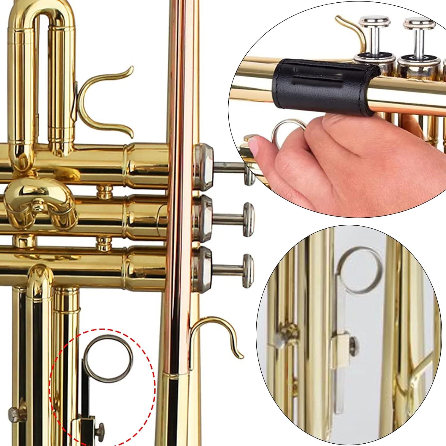 Anillo de dedo deslizante para trompeta Cheerock 3 piezas