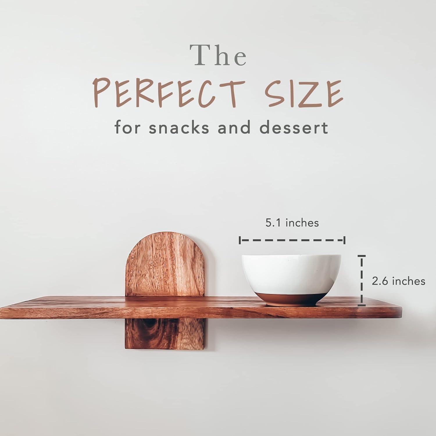 Tazones de Cerámica Mora - Set de 6 - 0,45 L - Apto Microondas