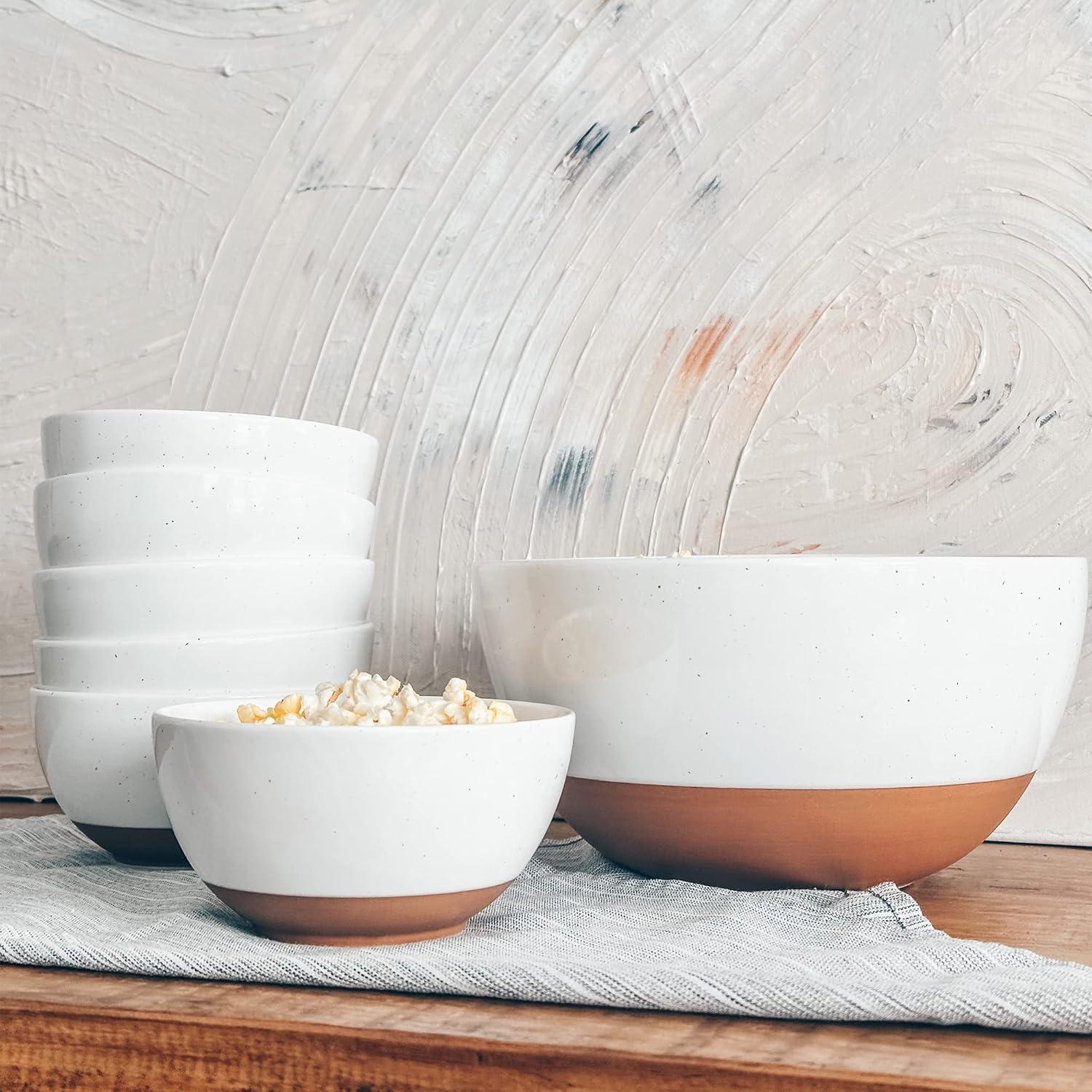 Tazones de Cerámica Mora - Set de 6 - 0,45 L - Apto Microondas