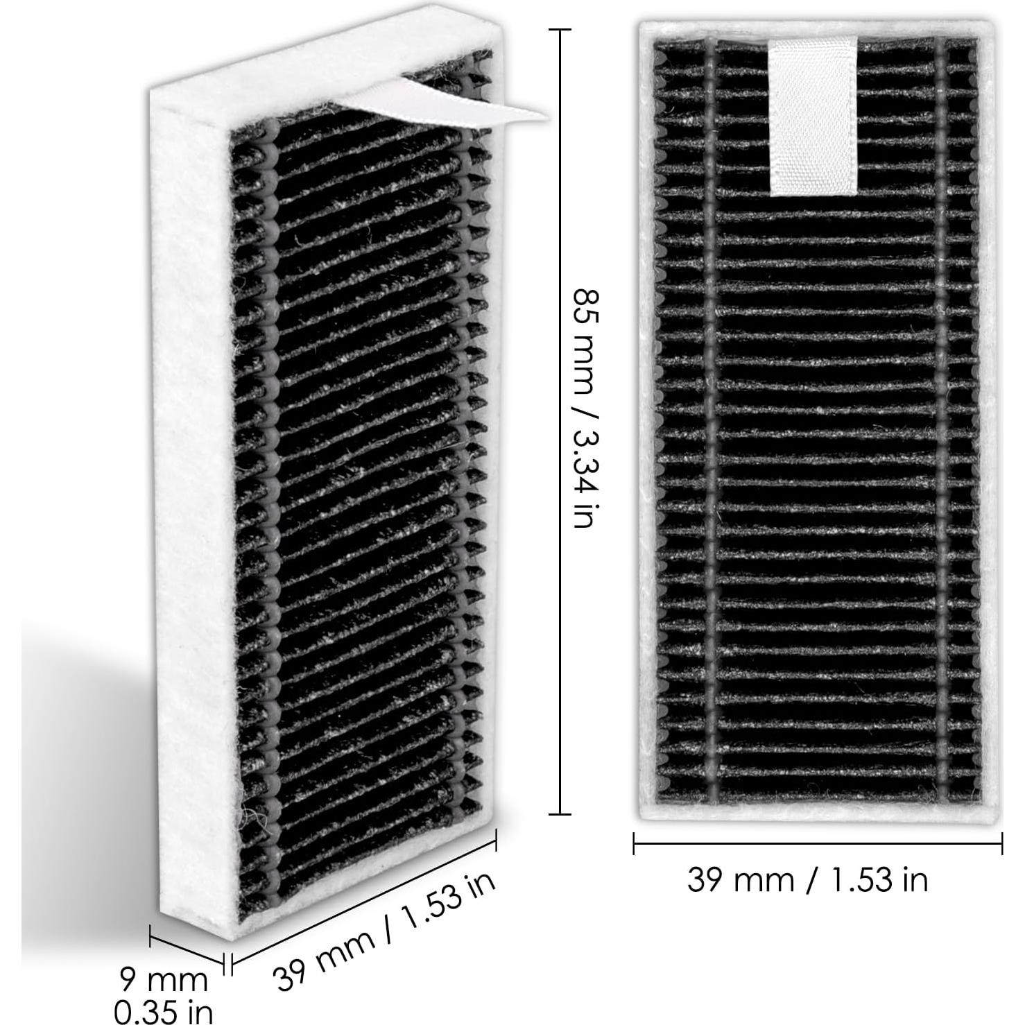Paquete de 5 Filtros HEPA LemonRunRun para ECOVACS DEEBOT X8 Pro