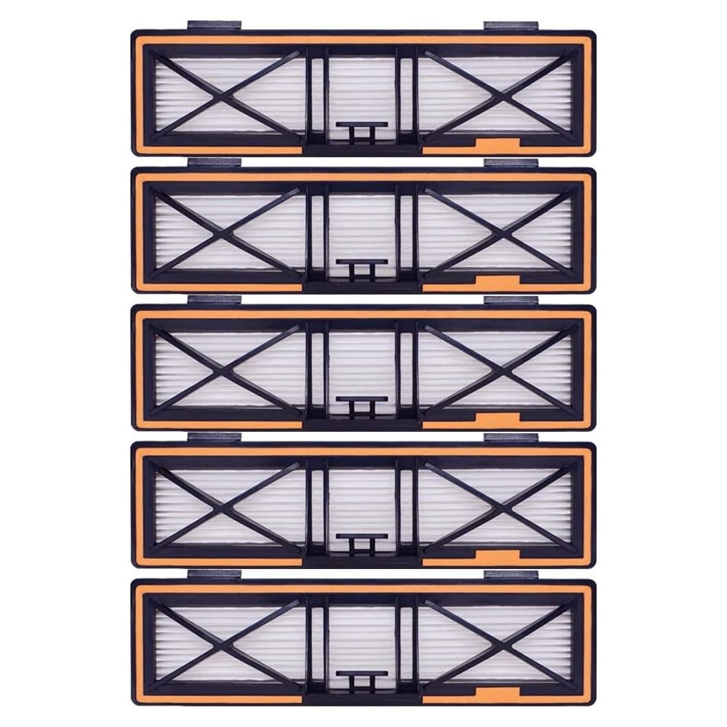 Filtros HEPA H13 Neutop Naranja para Aspiradoras Robóticas - Paquete de 5
