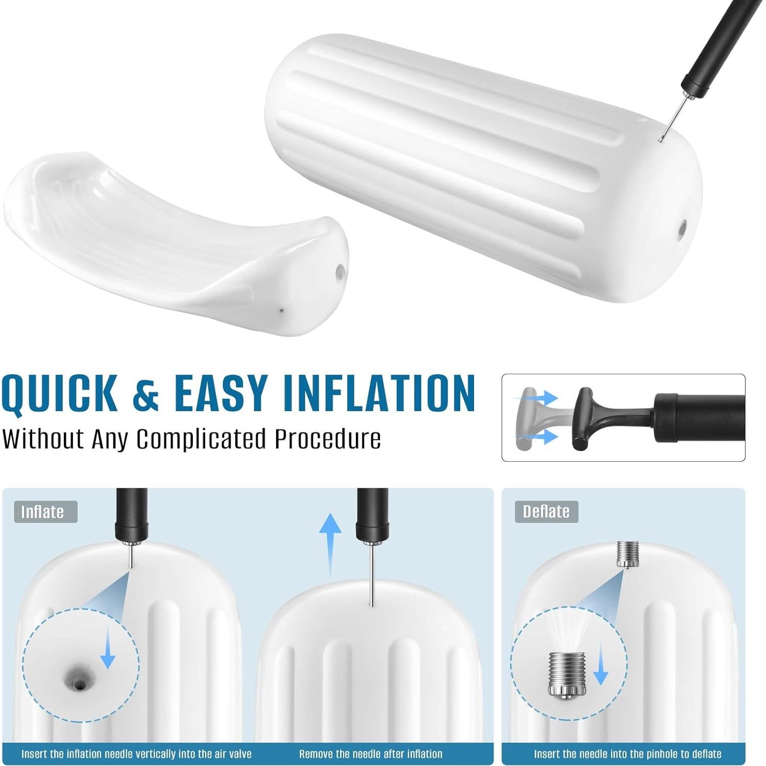 Defensores de Barco VOYOCHT Paquete de 4 25 x 71 cm