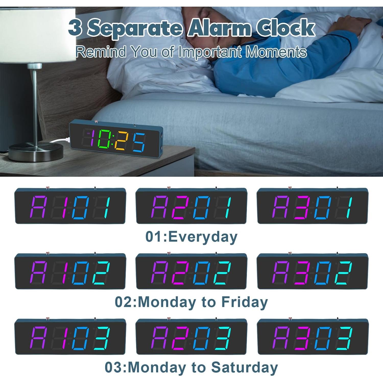 Kit de Soldadura DIY BANRIA Reloj Digital RGB 4 Dígitos