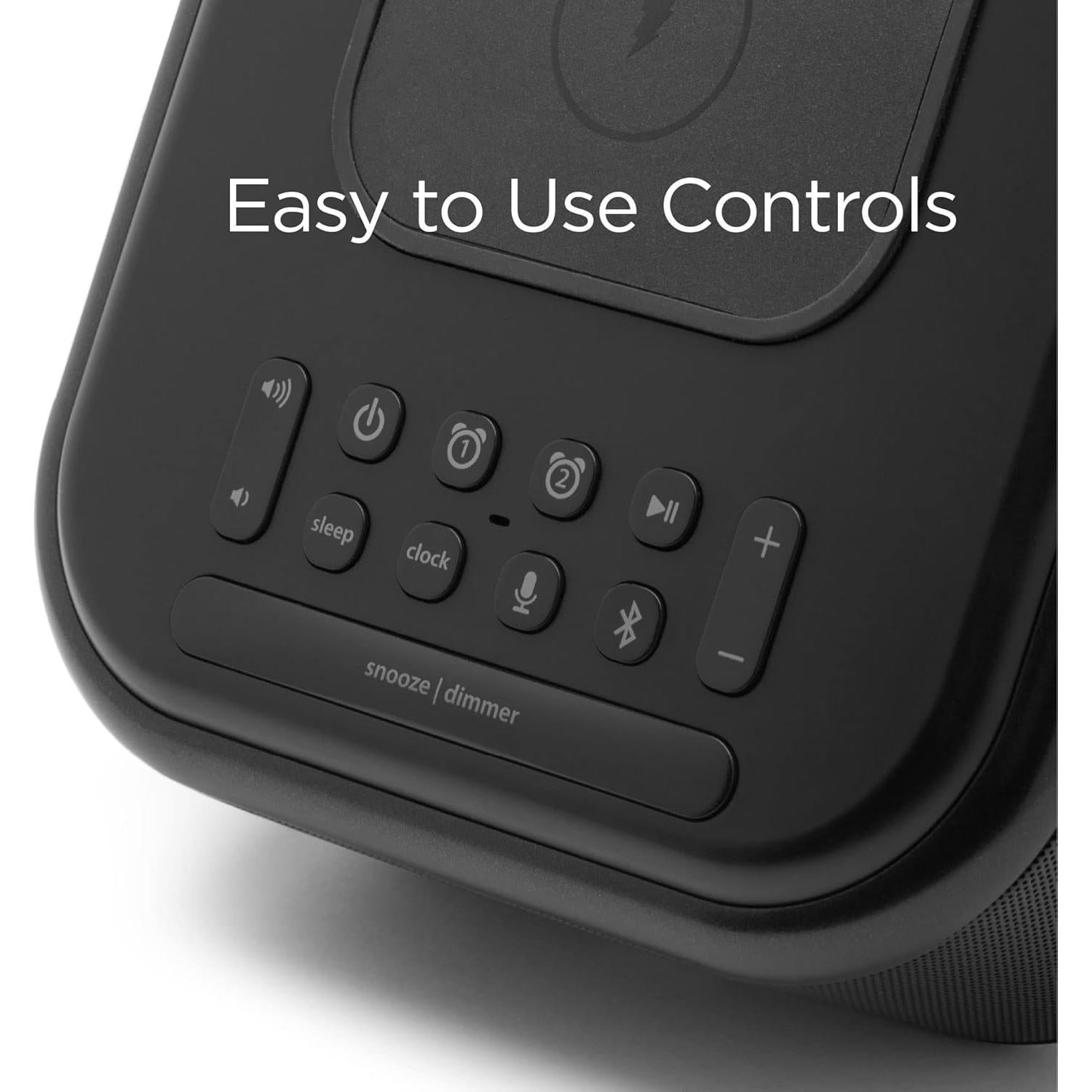 Reloj Despertador iHome iBTW23B con Carga Inalámbrica y Bluetooth