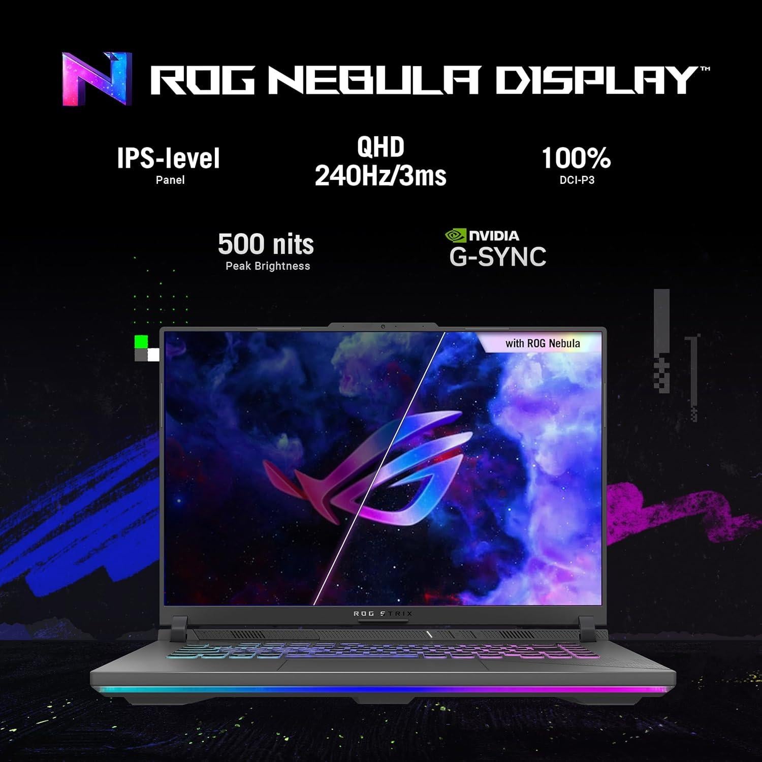 Laptop Gaming ASUS ROG Strix G16, i9, RTX 4060, 16GB, 1TB