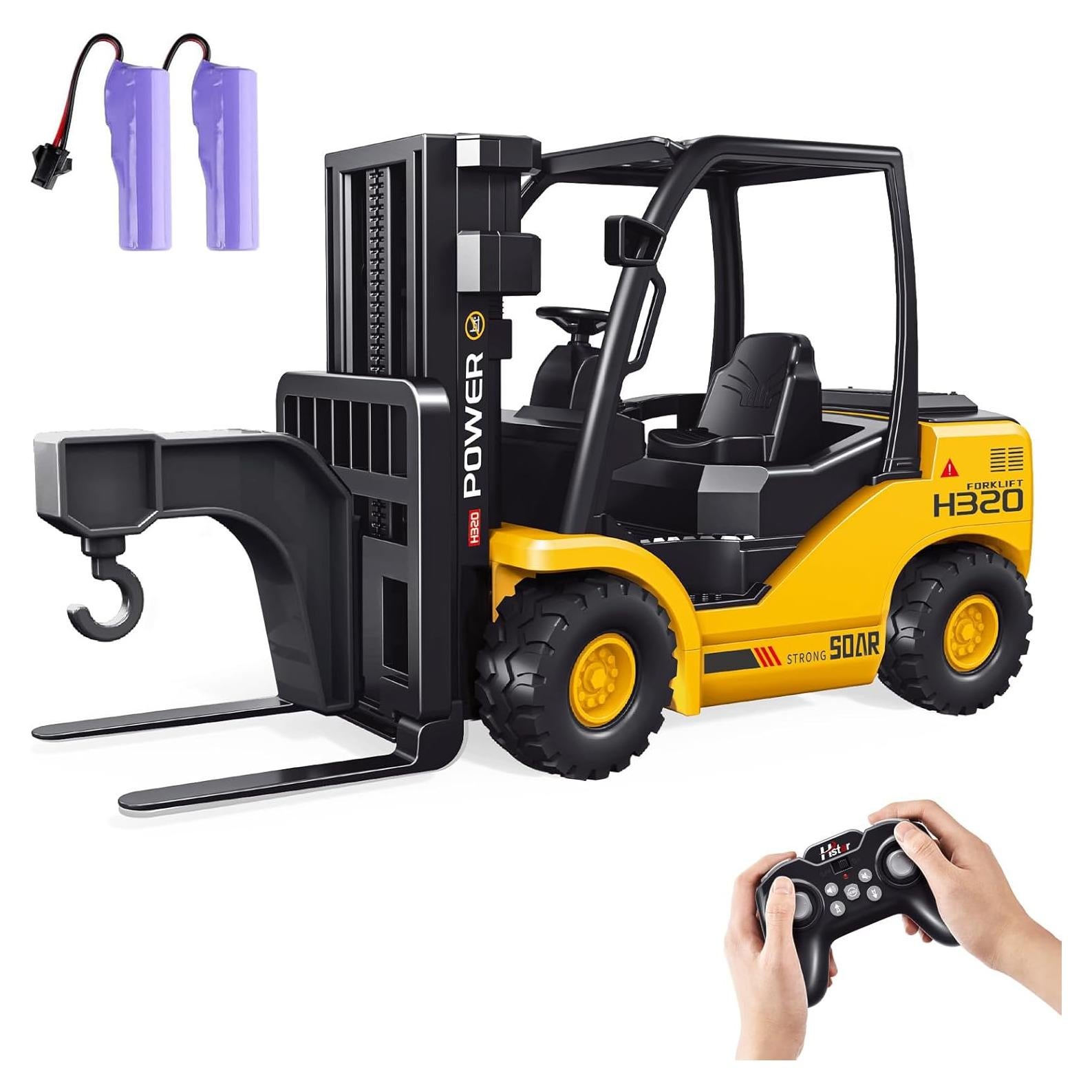 Camión Montacargas Control Remoto KIDDITOY 1:18 Luces y Sonidos