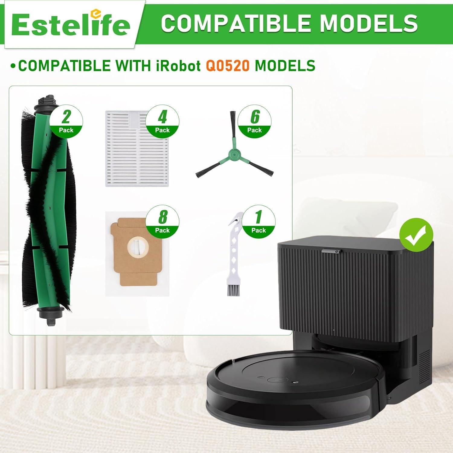 Kit de Repuestos para Aspiradora iRobot Roomba Q0520 - 21 Piezas