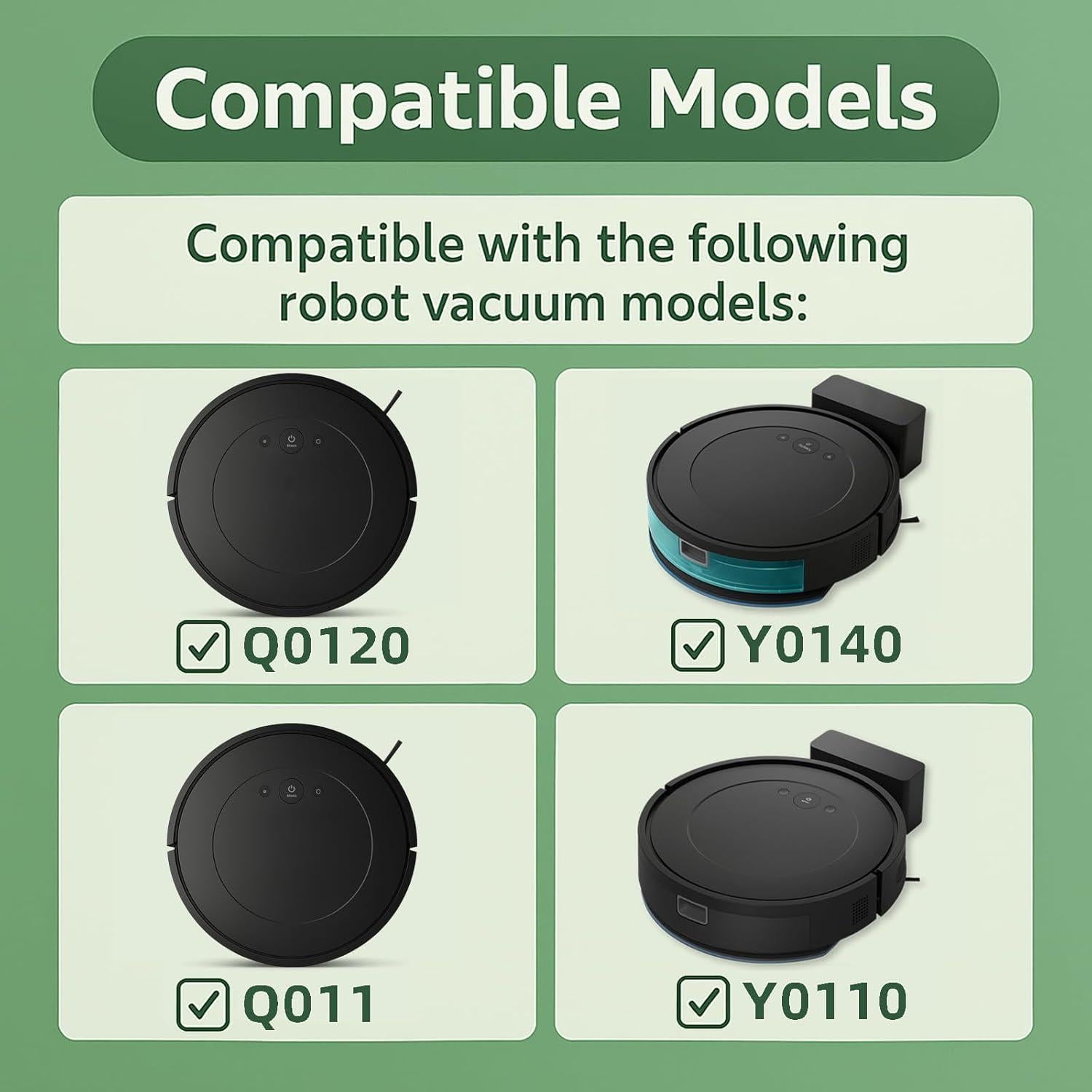 Kit de Accesorios HUIZHEN para iRobot Roomba Combo 18 Piezas