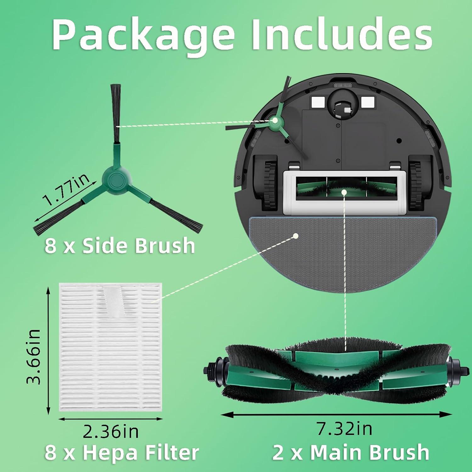 Kit de Accesorios HUIZHEN para iRobot Roomba Combo 18 Piezas