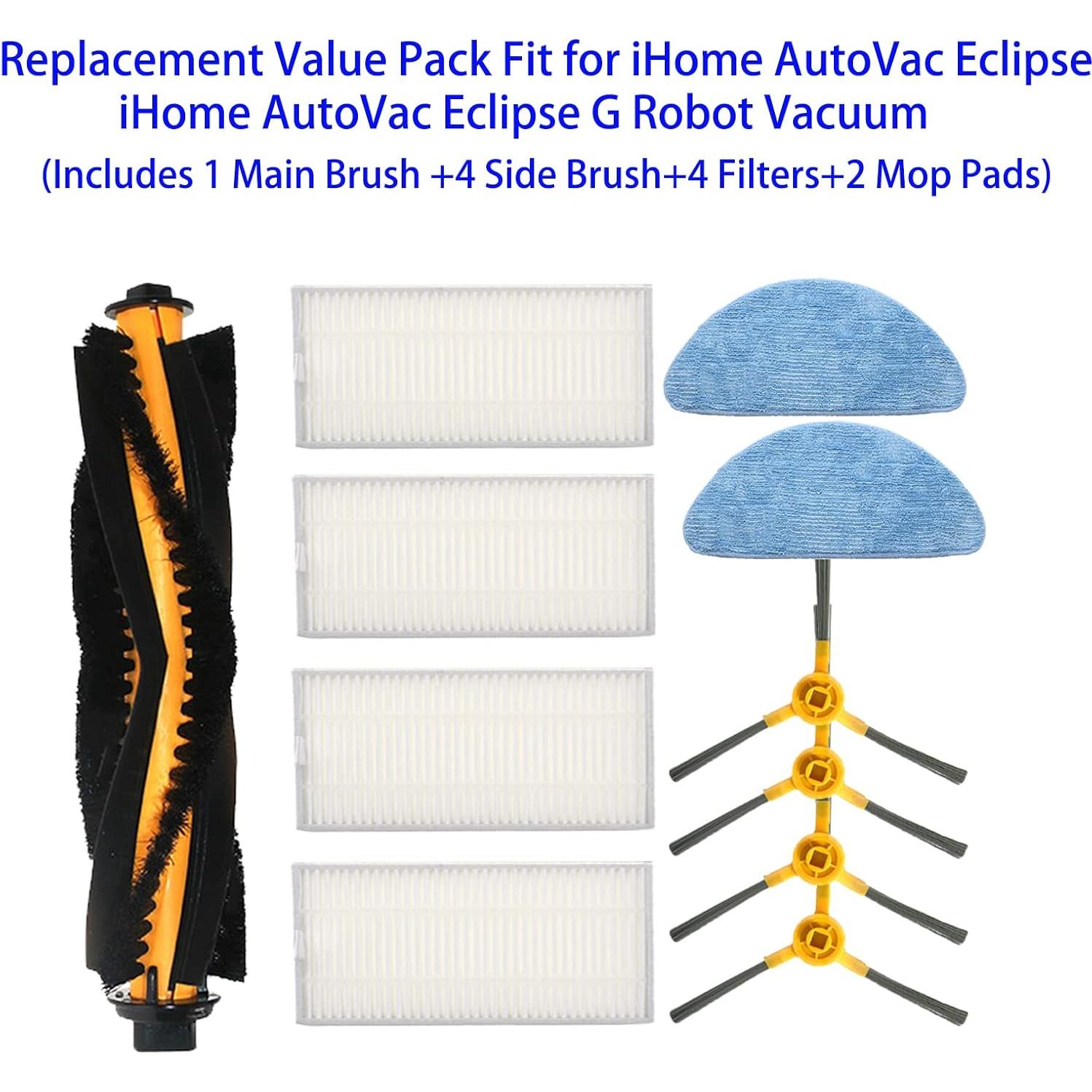 Accesorios de Reemplazo ZYBULSHJT para iHome AutoVac Eclipse