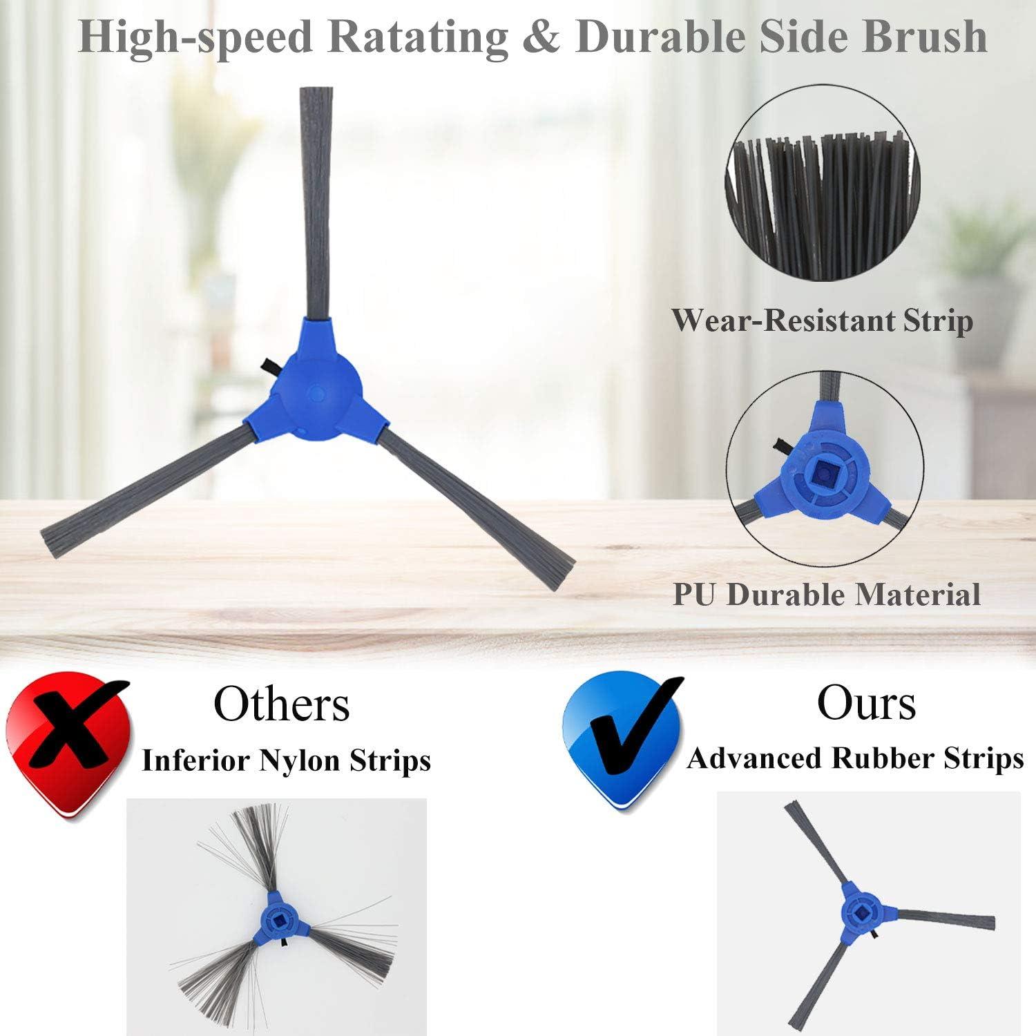 Kit de Repuestos Eufy RoboVac 11S/30/15C - 10 Cepillos y 8 Filtros