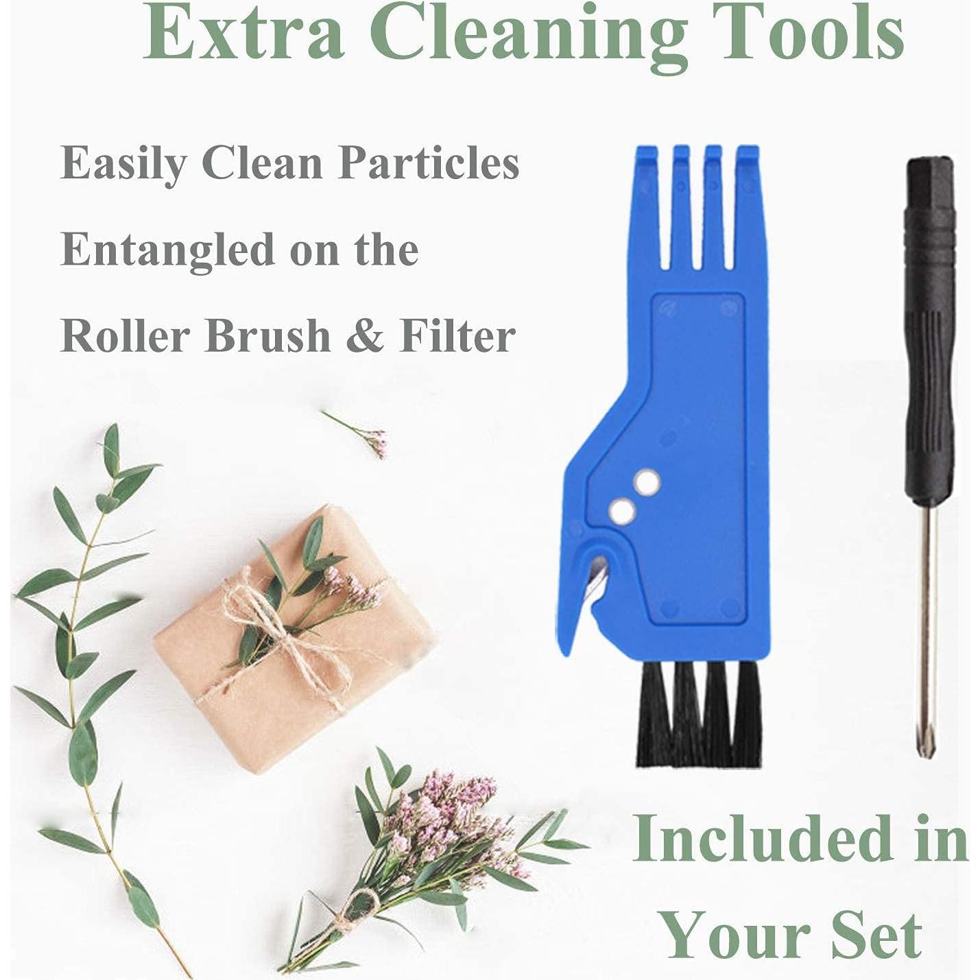 Kit de Repuestos Eufy RoboVac 11S/30/15C - 10 Cepillos y 8 Filtros