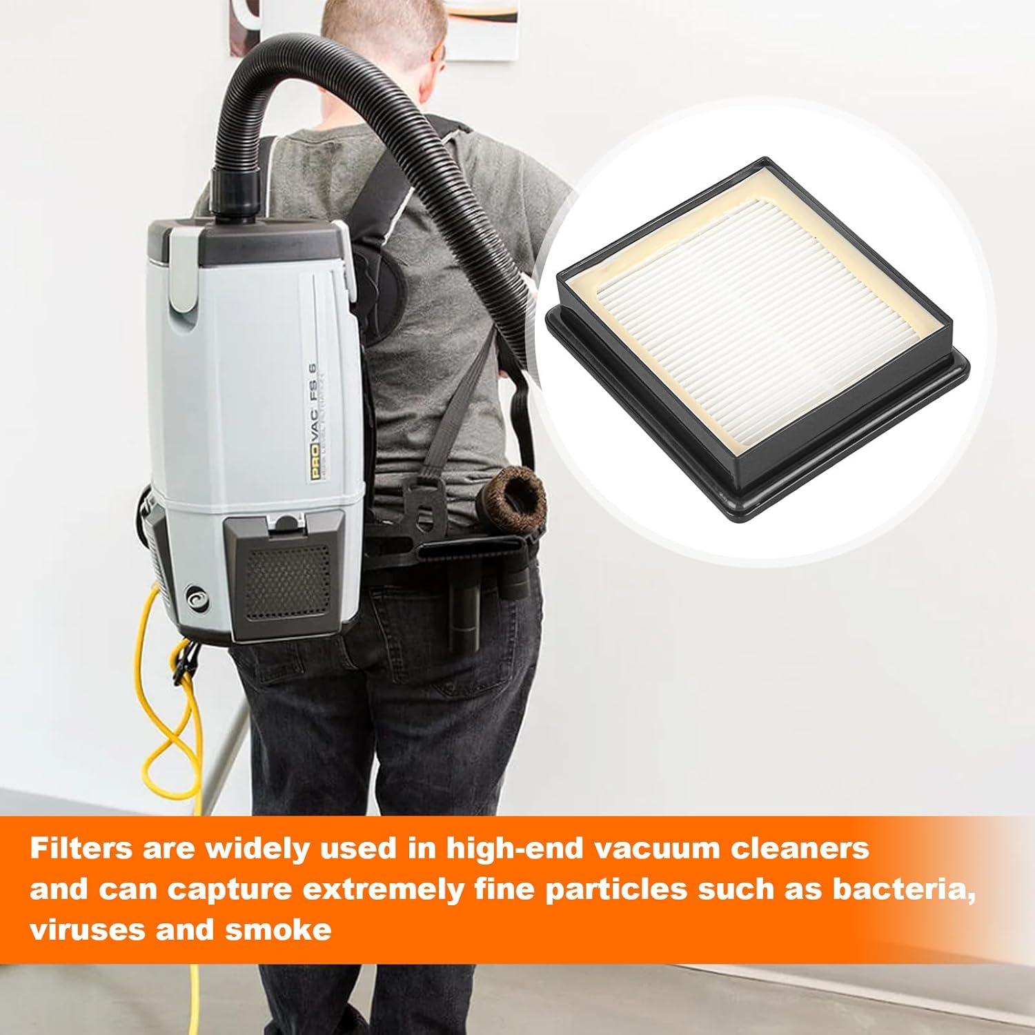 Filtro HEPA 107315 HomeInn para Aspiradoras ProTeam - Paquete de 2