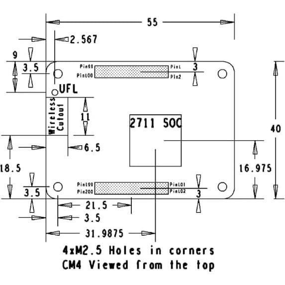 Módulo de Cómputo Raspberry Pi 4 DVOZVO 8GB RAM 32GB eMMC