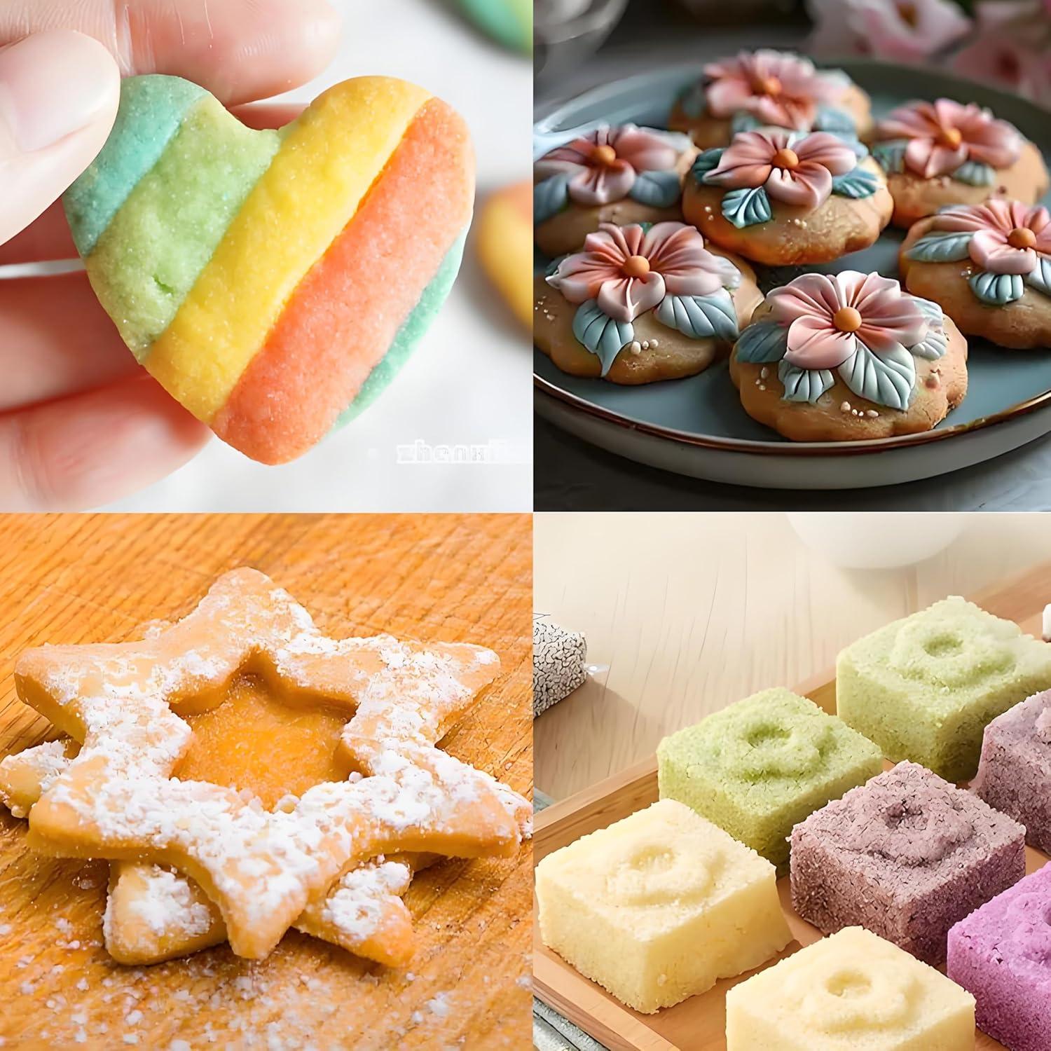 Juego de Cortadores de Galletas Yomfut 32 Piezas 6 Formas