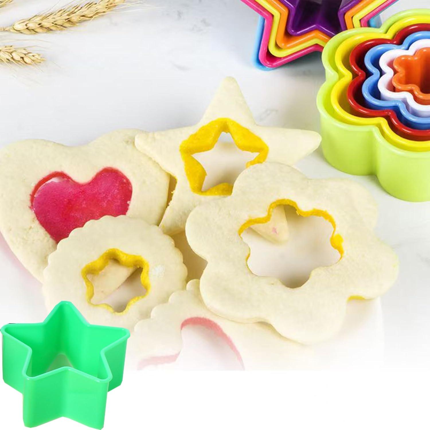 Juego de Cortadores de Galletas Yomfut 32 Piezas 6 Formas