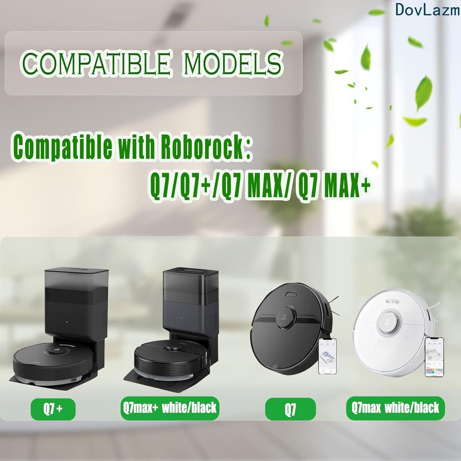 21 Piezas Accesorios Aspiradora Roborock Q7 DovLazm