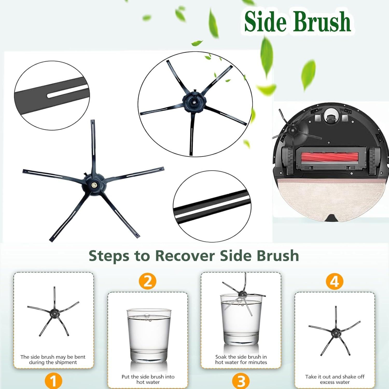 21 Piezas Accesorios Aspiradora Roborock Q7 DovLazm