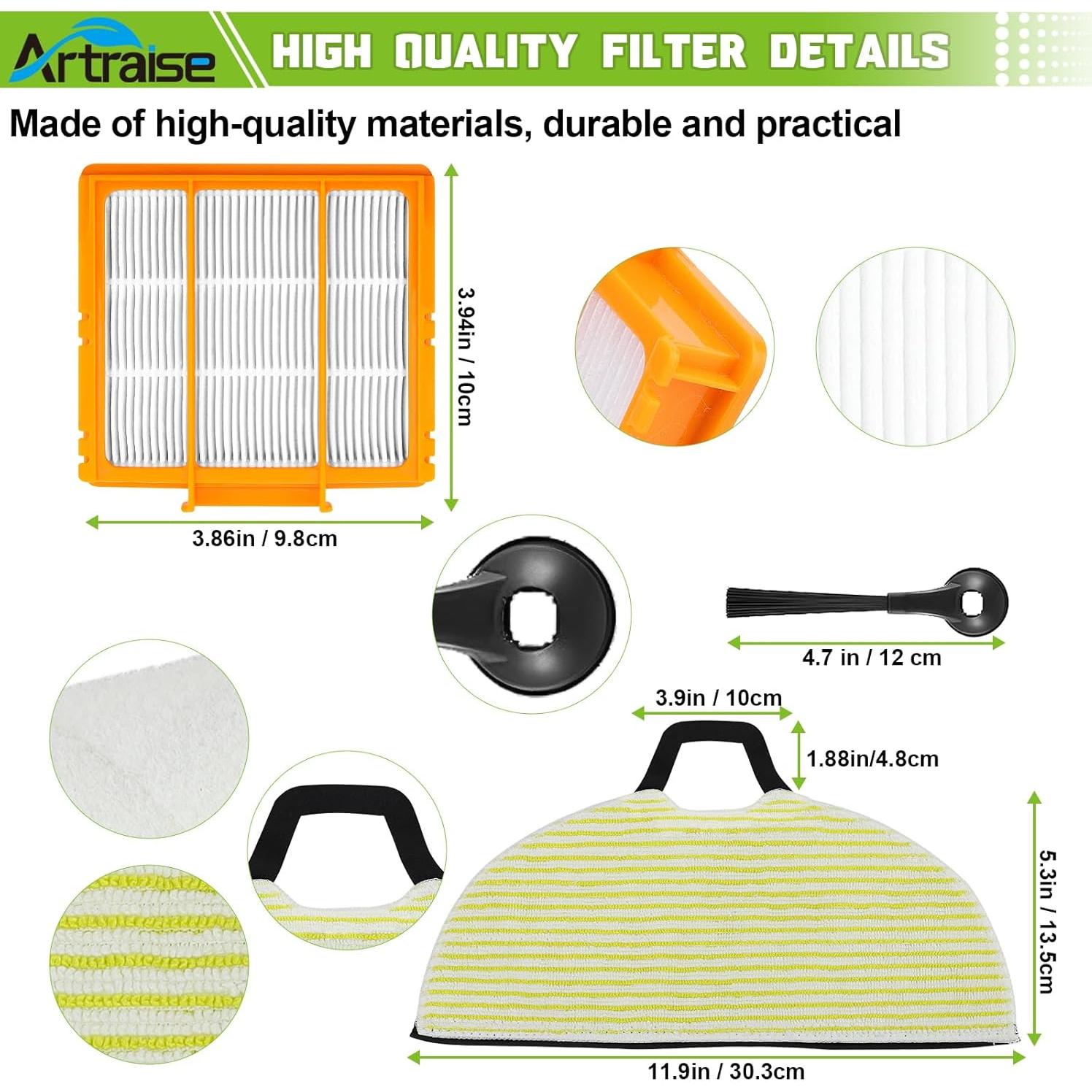 Kit de Repuesto Artraise para Aspiradoras Shark RV2610WD