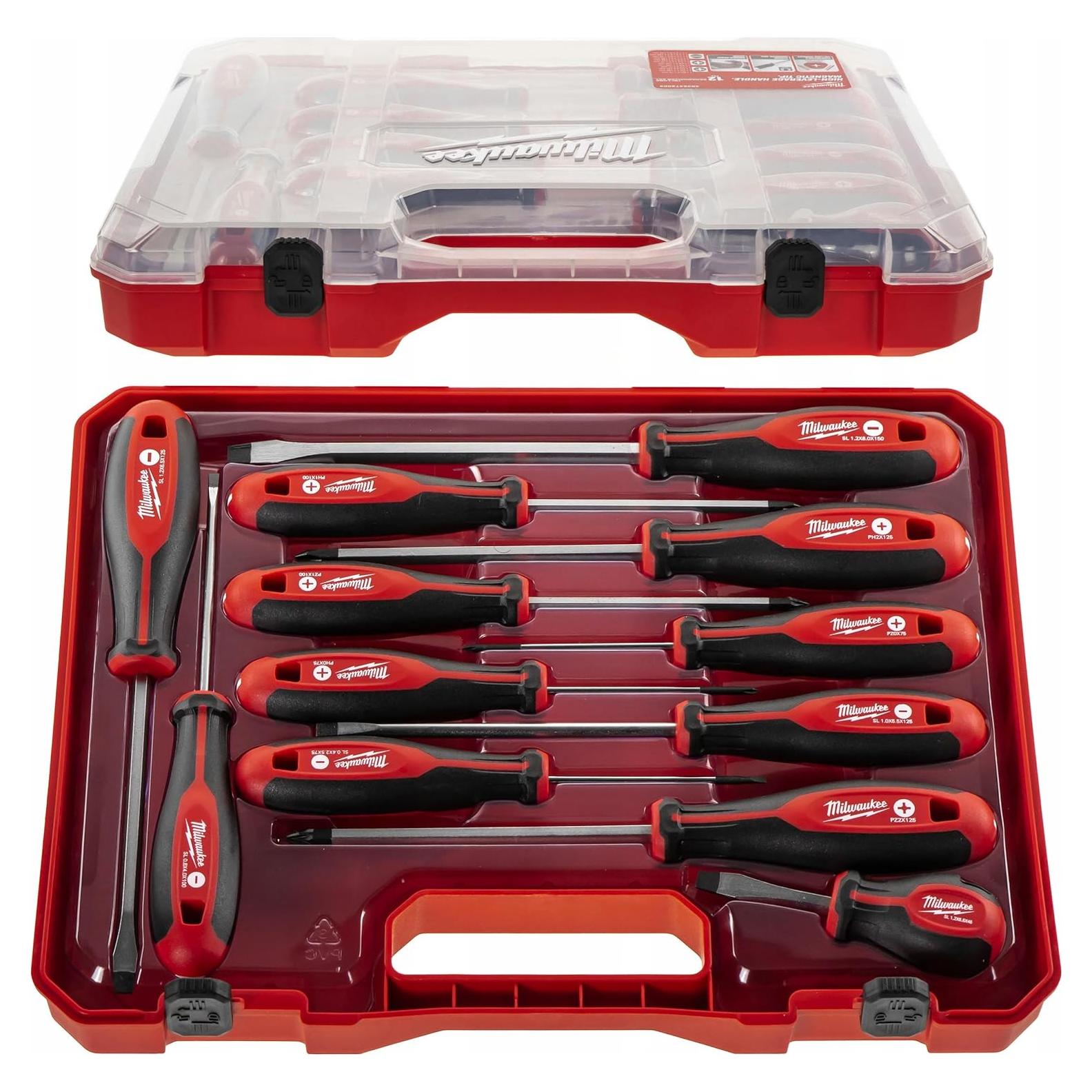 Set of 12 Tri-Lobe Screwdrivers 4932472003,Red